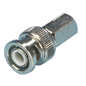 Accesorii Supraveghere, Securitate si Control Acces - Conector (Mufa) BNC Tata metal rasucire pe cablu coaxial RG6