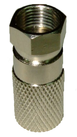 Conectori ( Mufe si Adaptori) - Conector (Mufa) F tata cu filet, 9.7 mm, cu garnitura cauciuc pentru cablu RG11