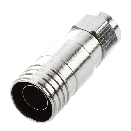 Conectori ( Mufe si Adaptori) - Conector (Mufa) F tata cu sertizare, 9.7 mm, cu garnitura cauciuc pentru cablu RG11