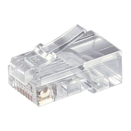 Conectori ( Mufe si Adaptori) - Conector (Mufa) UTP/FTP RJ45 CAT5E pachet 100 buc