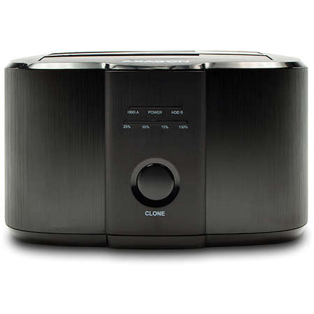 Rack Hard-Disk - Docking Station Datamaxx USB3.0 2x SATA 6G Functie de clonare Dual HDD Negru