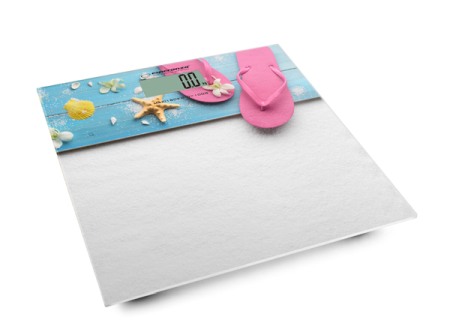 Cantare Corporale - EBS009 Cantar corporal de baie Esperanza Flip Flop sticla 180kg Multicolor Sarcina maxima 180 kg, Afisaj Digital