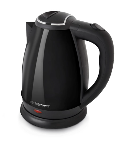 De Bucatarie - EKK113K Fierbator/Ceainic electric, ESPERANZA Kettle Victoria Inox/Plastic, 1.8l, Negru