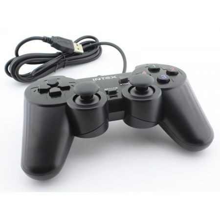 Volane si Gamepad-uri - Gamepad USB Intex IT-GP02B cu vibratii