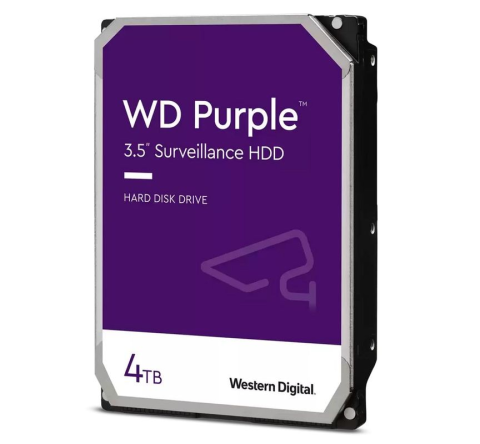 Rack Hard-Disk - Hard disk WD43PURZ Western Digital Surveillance Purple 4TB, 5400 RPM, 256Mb cache SATA III 3.5"