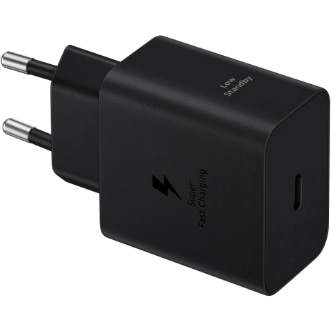 Incarcator Retea pentru Samsung EP-T4511XBEGEU, Super Fast Charging 45 W (Negru) Cablu USB-C 5A 1.8 metri [2]