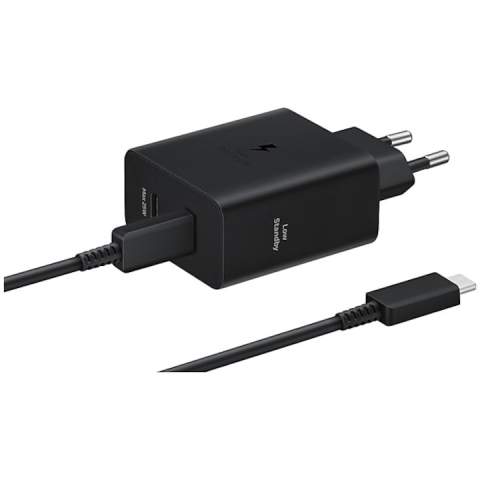 Încărcător Samsung 50W Duo USB-C EP-T5020XBEGEU Super Fast Charging 2.0 Original [1]