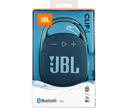 Boxe Portabile - JBLCLIP4BLU Boxa portabila JBL Clip 4, Bluetooth, IP67, 10H, Albastru
