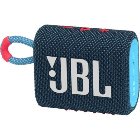 Boxe Portabile - JBLGO3BLUP Boxa portabila JBL GO3, IPX67, Bluetooth, Albastru/Roz