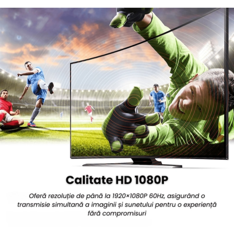 Kit Extensie HDMI Wireless 100m Datamaxx 4K Plug & Play [5]