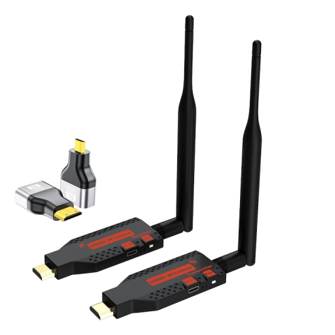 Extensoare HDMI Wireless - Kit Extensie HDMI Wireless 100m Datamaxx 4K Plug & Play
