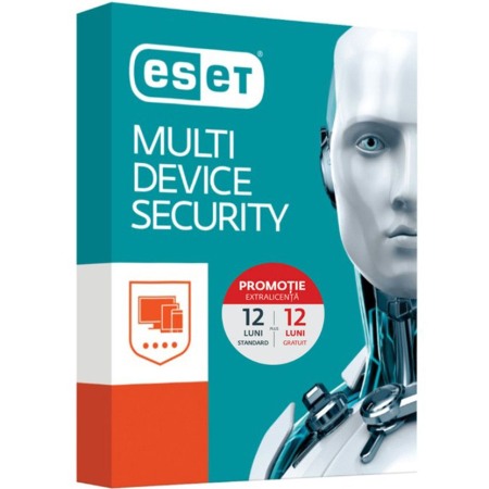 Accesorii PC & Software - Licenta Antivirus ESET Multidevice 4 Utilizatori 12+12 luni