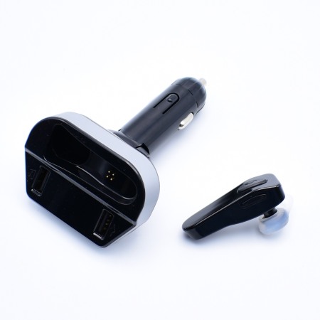 Radio, CD, DVD player auto - Modulator FM cu Bluetoth,2 USB,Mp3,redare USB/microSD,casca handsfree – V6