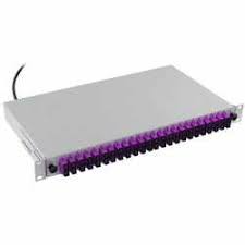 Retelistica - Optical Fiber Patch Panel ODF Datamaxx Multimode OM4 48 porturi SC/PC duplex 1U Complet Echipat