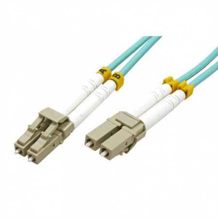Retelistica - Patch Cord Fibra Optica Datamaxx Duplex Multi Mode OM3 Manta LSZH semi-tight bufer LC/UPC - LC/UPC 50/125 10 metri