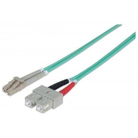 Retelistica - Patch Cord Fibra Optica Datamaxx Duplex Multi Mode OM3 Manta LSZH semi-tight bufer SC/UPC - LC/UPC 50/125 3 metri