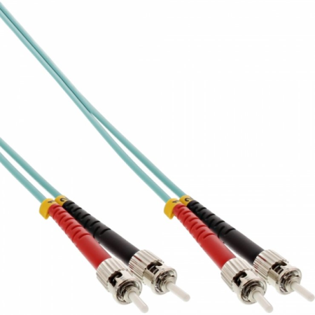 Retelistica - Patch Cord Fibra Optica Datamaxx Duplex Multi Mode OM3 Manta LSZH semi-tight bufer ST/UPC - ST/UPC 50/125 5 metri