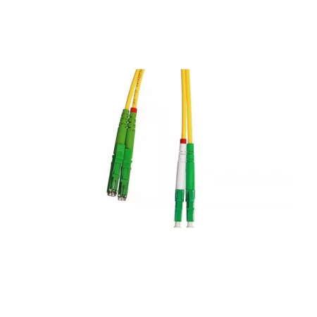 Retelistica - Patch Cord Fibra Optica Datamaxx Duplex Single Mode Manta LSZH semi-tight bufer LC/APC - E2000/APC (LSH/APC) 9/125 15 metri