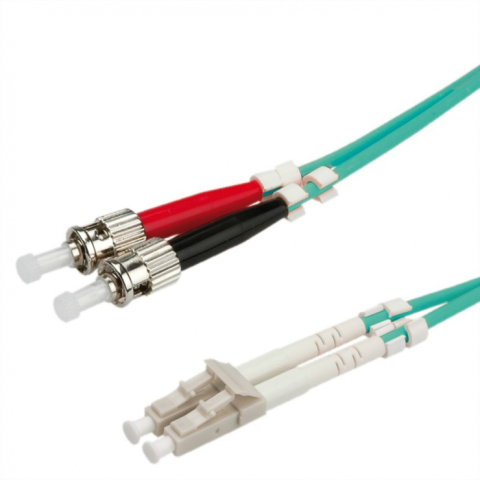 Patch Cord Fibra Optica Datamaxx Duplex Multi Mode OM3 Manta LSZH semi-tight bufer LC/UPC-ST/UPC 50/125 5 metri [1]