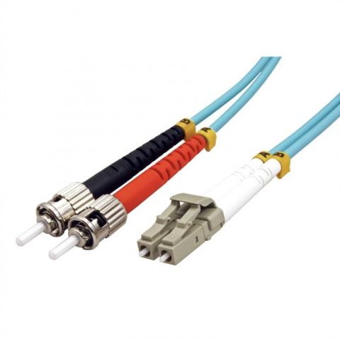 Retelistica - Patch Cord Fibra Optica Datamaxx Duplex Multi Mode OM3 Manta LSZH semi-tight bufer LC/UPC-ST/UPC 50/125 5 metri