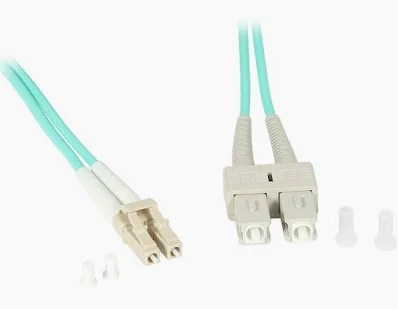 Retelistica - Patch Cord Fibra Optica Datamaxx Duplex Multi Mode OM3 Manta LSZH semi-tight bufer SC/UPC-LC/UPC 50/125 1 metru