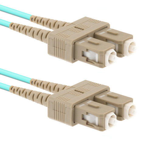 Retelistica - Patch Cord Fibra Optica Datamaxx Duplex Multi Mode OM3 Manta LSZH semi-tight bufer SC/UPC-SC/UPC 50/125 1 metru