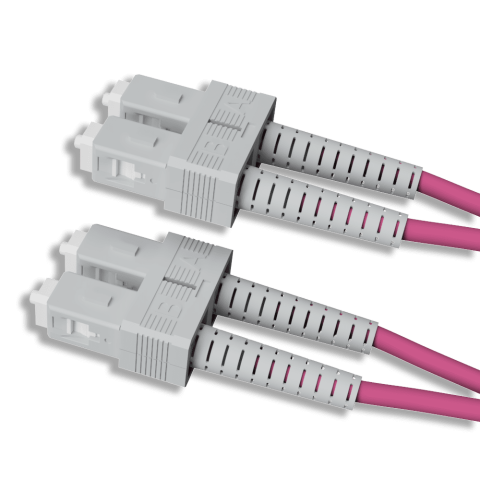 Patch Cord Fibra Optica Datamaxx Duplex Multi Mode OM4 Manta LSZH semi-tight bufer SC/UPC-SC/UPC 50/125 2 metri [2]