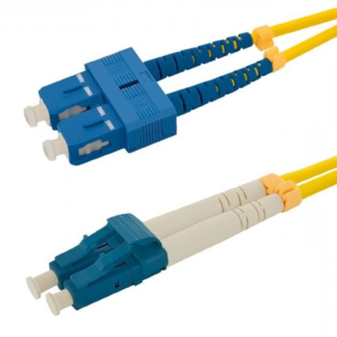 Patch Cord Fibra Optica Datamaxx Duplex Single Mode Manta LSZH semi-tight bufer SC/UPC-LC/UPC 9/125 30 metri [2]