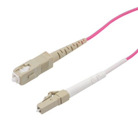 Retelistica - Patch Cord Fibra Optica Datamaxx Simplex Multi Mode OM4 Manta LSZH semi-tight bufer SC/UPC-LC/UPC 50/125 2 metri
