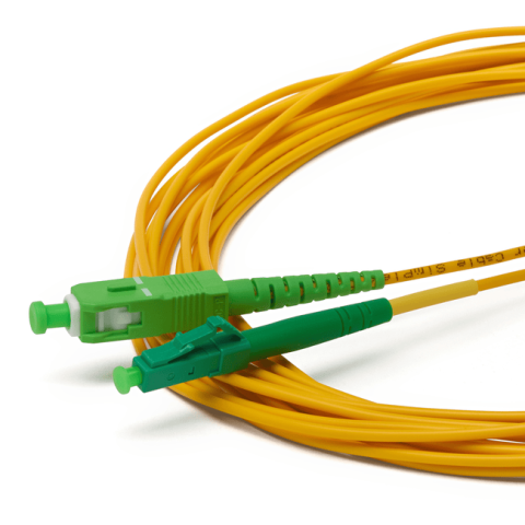 Retelistica - Patch Cord Fibra Optica Datamaxx Simplex Single Mode Manta LSZH semi-tight bufer SC/APC-LC/APC 9/125 5 metri