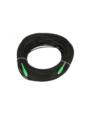 Retelistica - Patch Cord Fibra Optica FTTH De Exterior Simplex Single Mode Manta PVC semi-tight bufer SC/APC-SC/APC 9/125 50 metri
