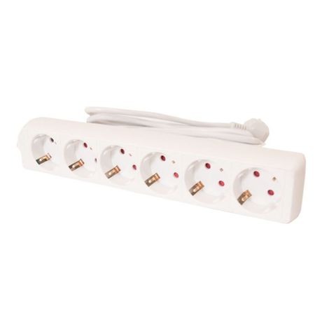 Prelungitoare - Prelungitor Datamaxx 6 prize, IP20, 3x1.5 mmp, 3680W, 5 metri lungime