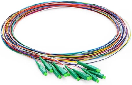 Retelistica - Adaptor Retea Fibra Optica Pigtail LC/APC, SM, 9/125, 0,9mm, OS2 fiber, 1.5m, LSZH