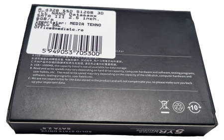 Solid State Drive SSD-uri interne - Solid State Drive SSD intern Datamaxx 512GB 2.5" SATA III 550Mb/s read/450 Mb/s write