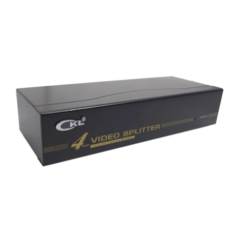 Accesorii Monitoare - Spliter VGA CKL cu 4 Porturi CKL-104A Multiplicator VGA 4 porturi 450 MHz 2048x1536 Metal