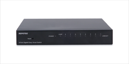 Retelistica - Switch Repotec RP-G802W  10/100/1000 Web smart gigabit