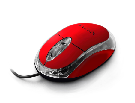 Periferice - XM102R Mouse optic ESPERANZA XM102R, Camille, USB, 1000dpi, Rosu