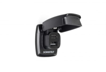 Incarcatoare USB și Wireless - Flip Pro Fast Charge Dual USB Socket