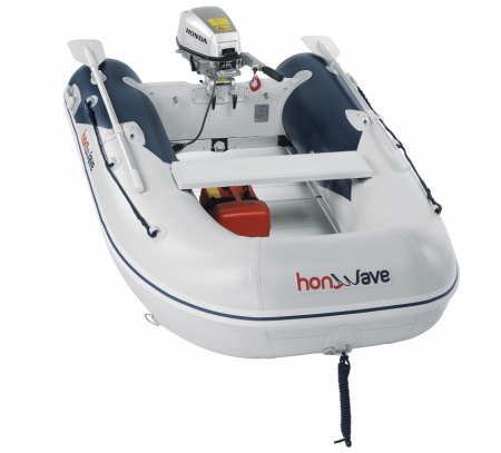 Ambarcatiuni - Honwave T25-AE3 2.5 m - Barcă Pneumatică Cu Podina Din Aluminiu Honda