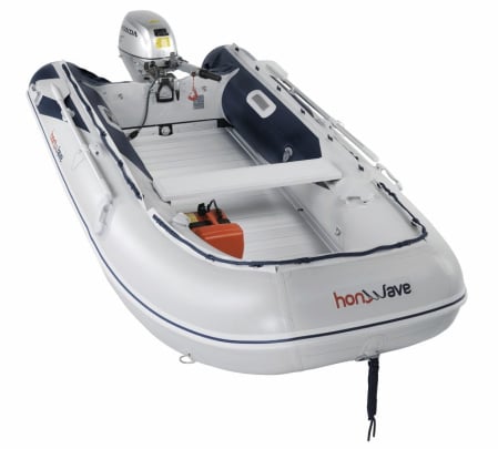 Ambarcatiuni - Honwave T35-AE3 3.53 m - Barcă Pneumatică Cu Podina Din Aluminiu Honda