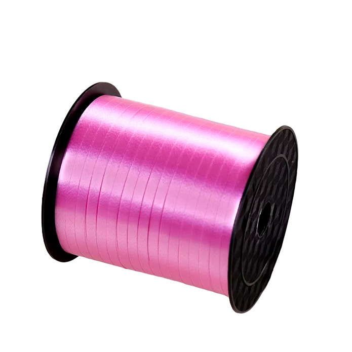 Accesorii Baloane - Panglica pentru Baloane, Rola de 200 de Metri, din Rafie, Roz