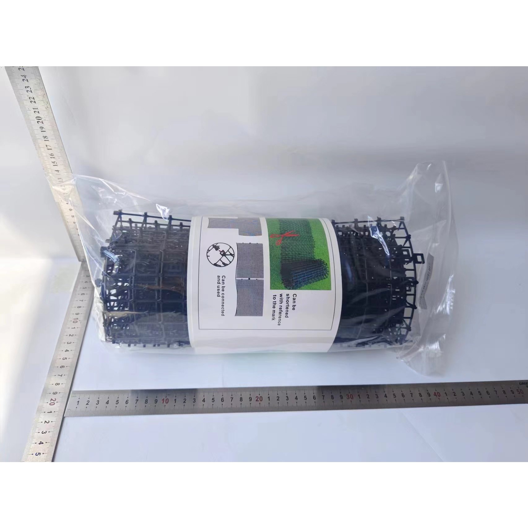 Plasa Protectoare pentru Gradina, Plasa Contra Animalelor de Companie, Plasa cu Tepi Anti Animale, 200 x 30 cm, Negru [1]