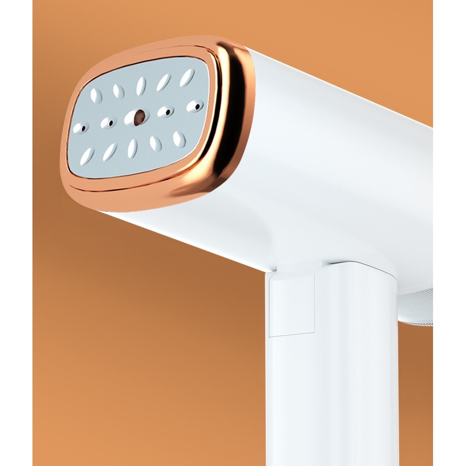 Aparat de Calcat Vertical Portabil cu Abur, Putere 1000W, Rezervor de 100 ml, Priza, Functie Anti Calcar si Auto Curatare, Pliabil, 15x17x7.5 cm, Alb [6]