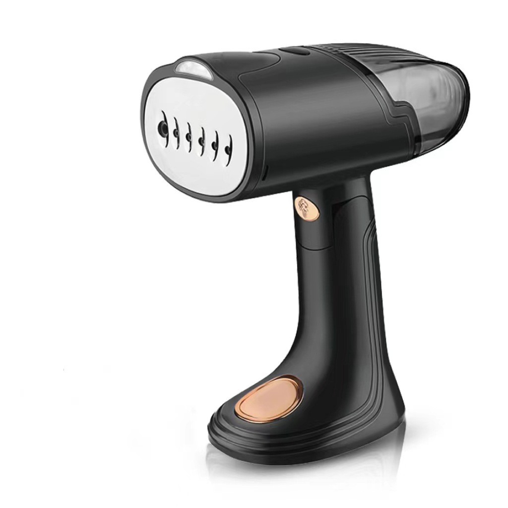 Aparat de Calcat Vertical Portabil cu Abur, Putere 1500W, Rezervor Detasabil de 138ml, Priza, Functie Anti Calcar si Auto Curatare, Pliabil, cu Perie, 20x10.5x8 cm, Negru [8]