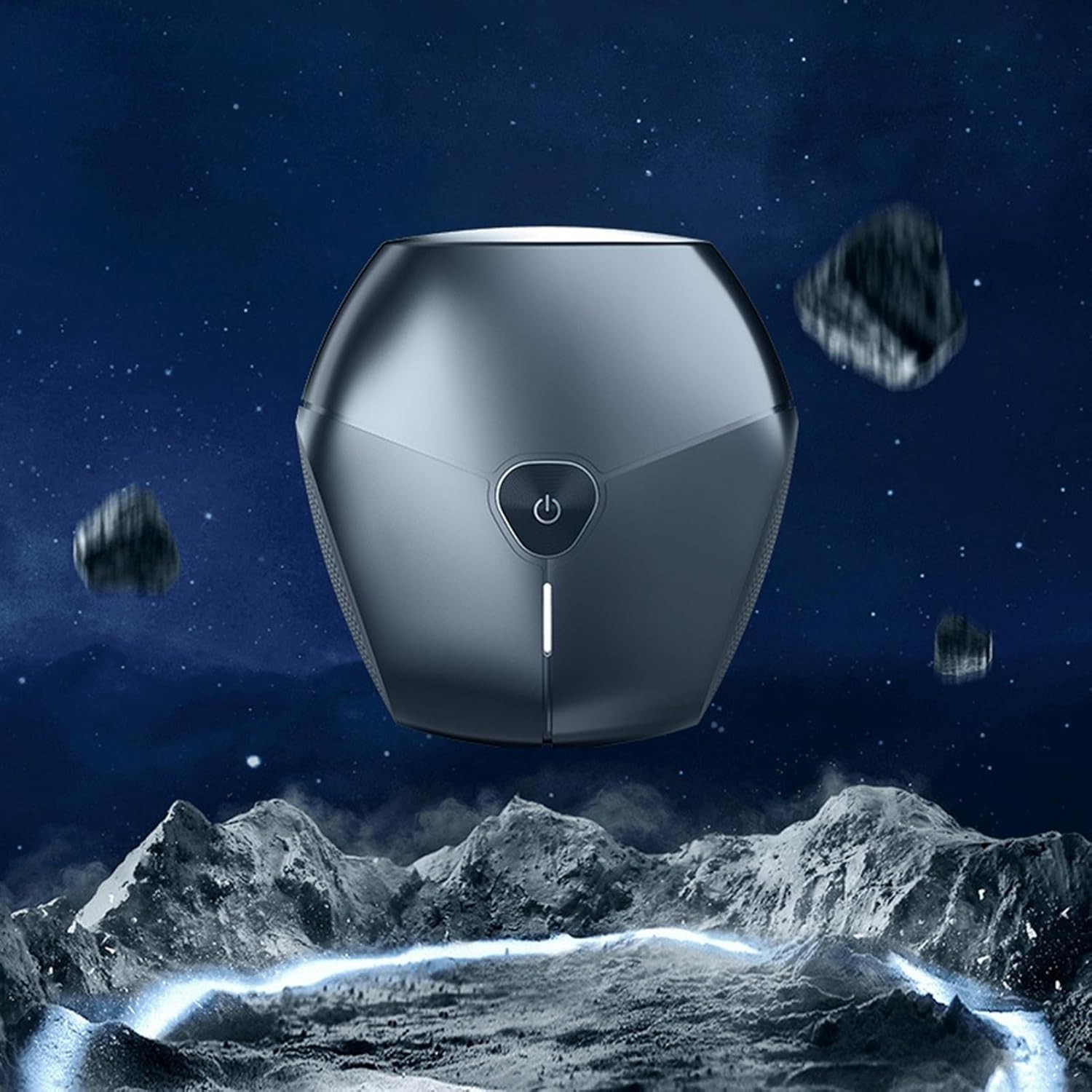 Aparat de Ras Portabil, 8W, Autonomie 60 min, Incarcare Cablu Type C Inclus, Periuta de Curatare, Husa, Reincarcabil, 7.3x7.5x3.3 cm, Negru [7]