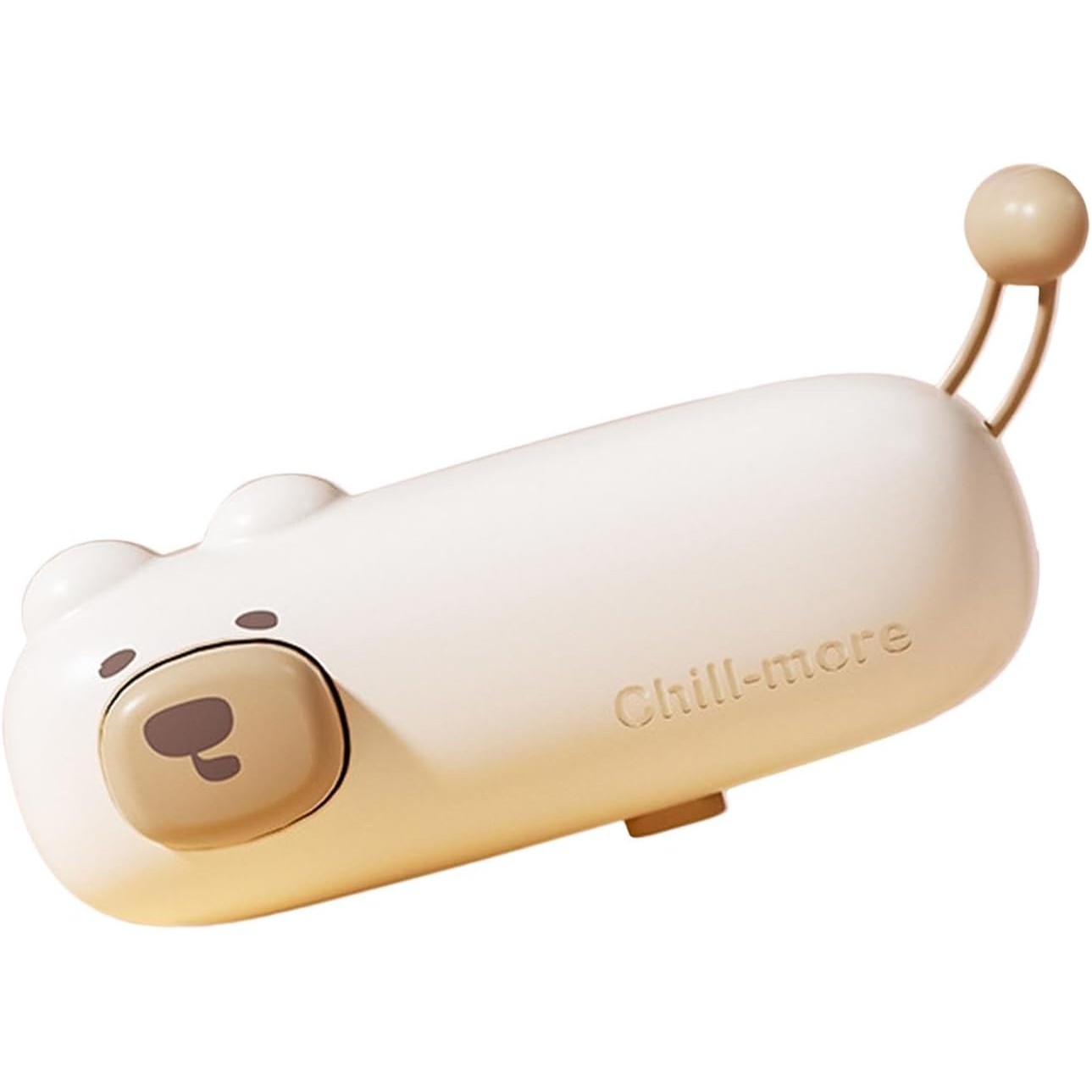 Aparat de Sigilat Ambalaje, Incarcare USB Tip C, 400 mAh, 10.2 x 3.7 x 4.3 cm, Model Ursulet, Maro [4]