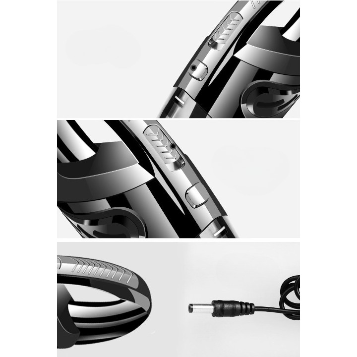 Aspirator de Mana Portabil Turbo, pentru Uz Caznic sau Auto, Functie de Aspirare Umeda si Uscata, Incarcare USB, 32.000 rot/min, Putere 120W, Aspirare cu Vid de 4 Bar, 5 Accesorii pentru Spatii Inguste, Negru [5]