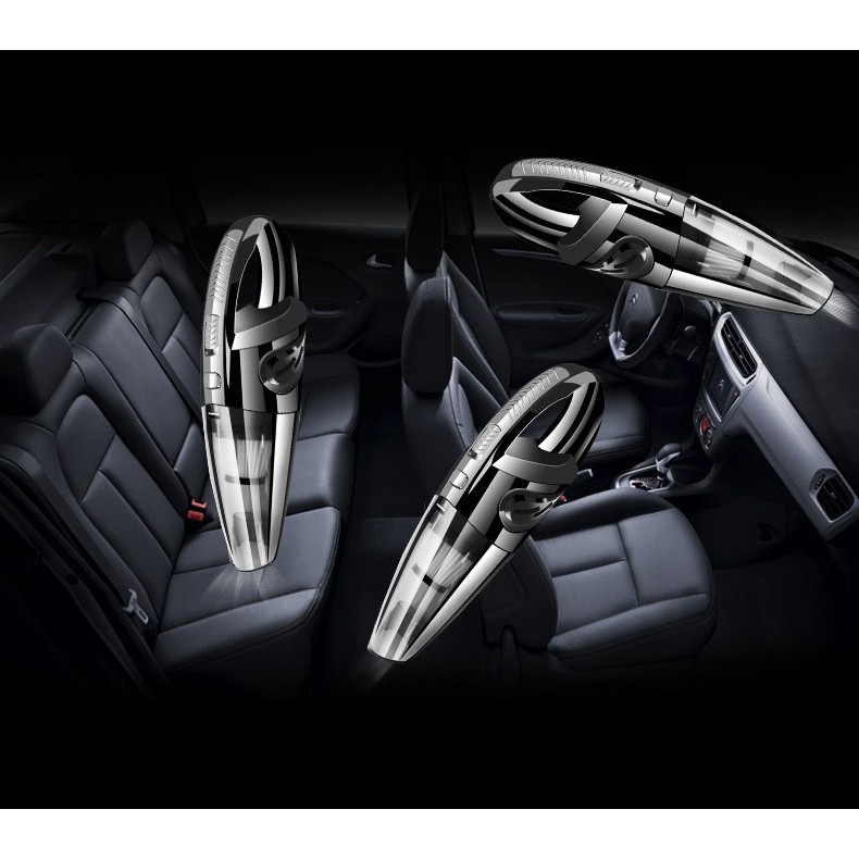 Aspirator de Mana Portabil Turbo, pentru Uz Caznic sau Auto, Functie de Aspirare Umeda si Uscata, Incarcare la Priza, 32.000 rot/min, Putere 120W, Aspirare cu Vid de 4 Bar, 5 Accesorii pentru Spatii Inguste, Negru [8]