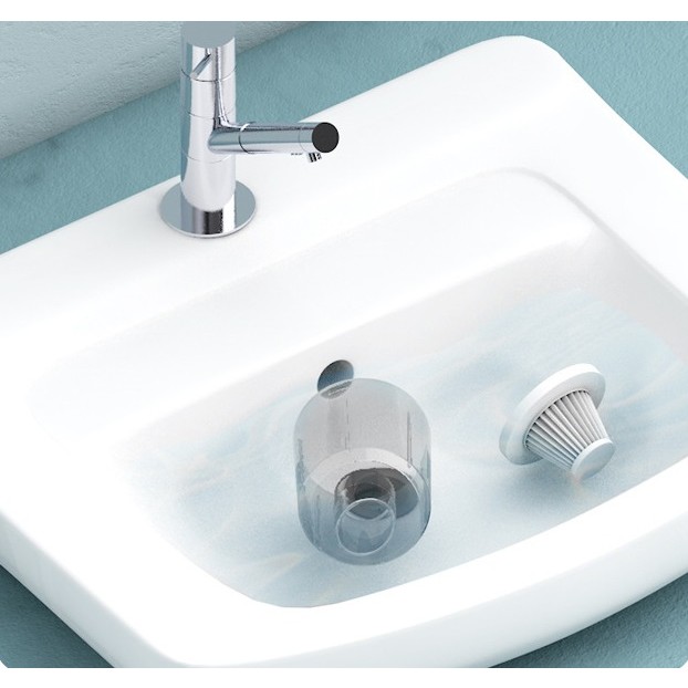 Aspirator Portabil Fara Fir, Tip Pistol K7, Pentru Casa si Masina, Incarcare USB, Autonomie 30 Min, 36 x 17 cm, Alb [2]