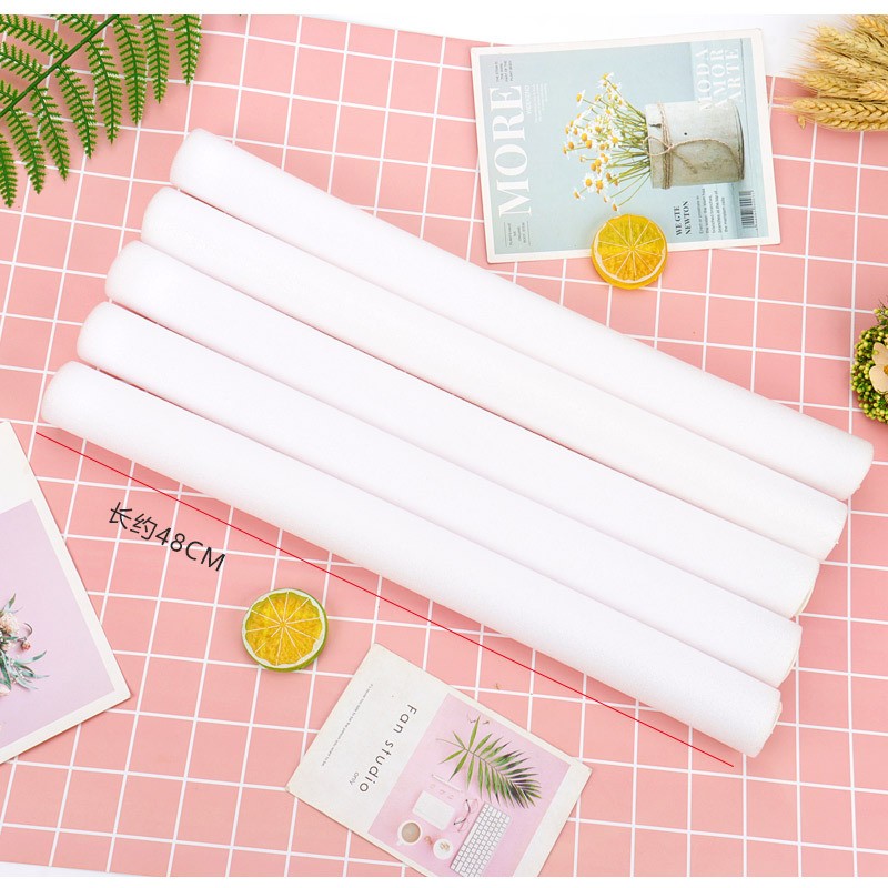 Bagheta cu Led, din Burete, cu Baterii, Lumina Multicolora, 48 x 4 cm, Alb [7]